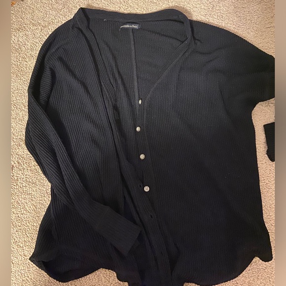 Abercrombie & Fitch Sweaters - Black Abercrombie cardigan